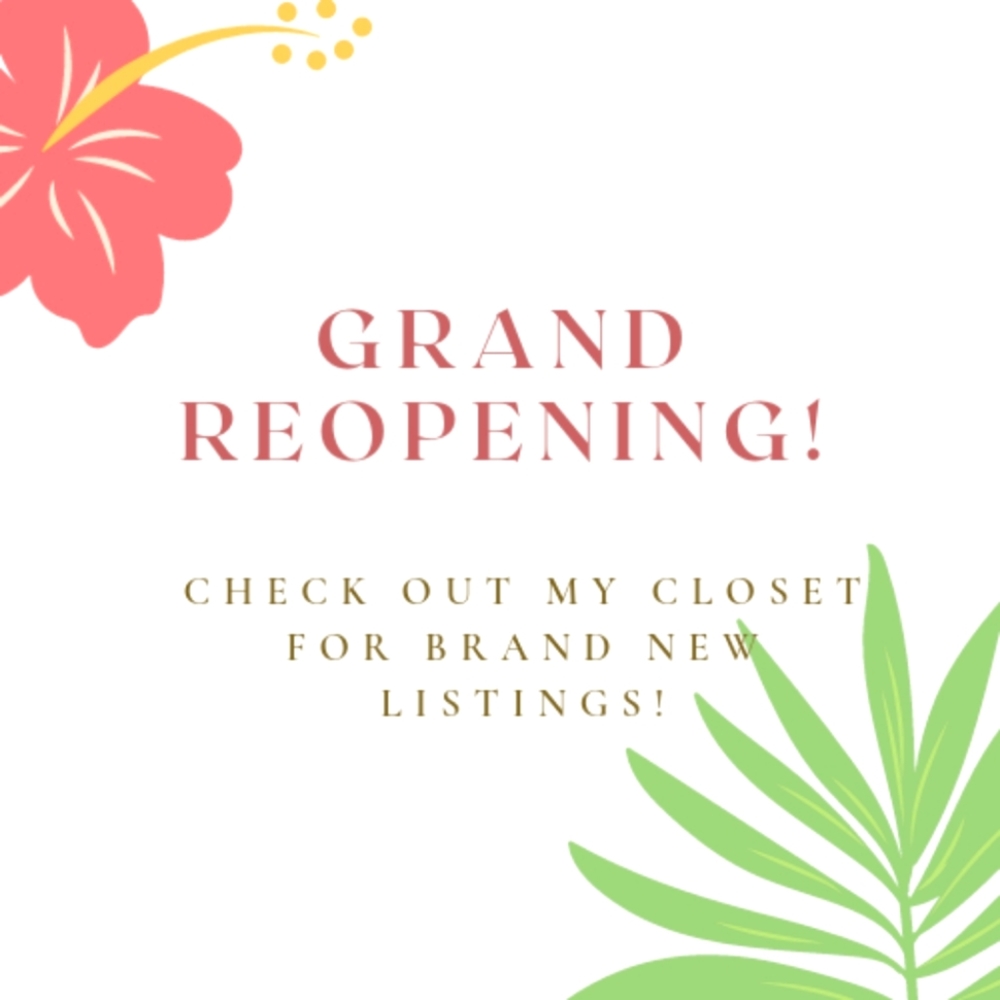 Closet reopening!